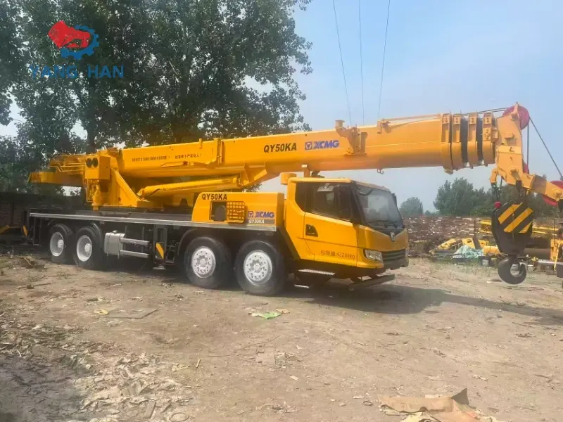Good Condition Powerful Used XCMG 50 Crane Construction Equipment for Sale