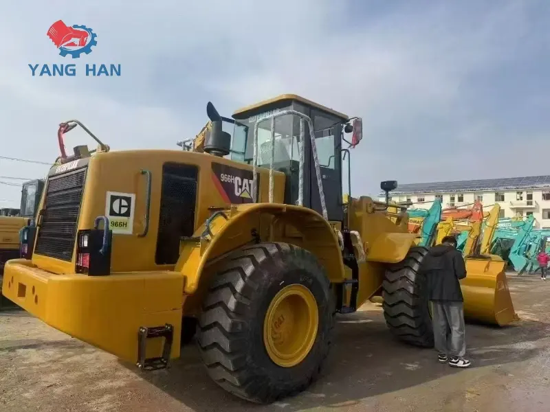 High Capacity Powerful Used Caterpillar 966 Wheel Loader Quarry Mining Machine Supplier