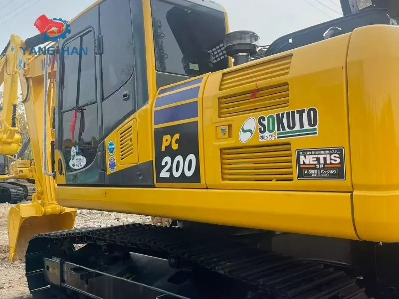 Legendary Model Durable Used Komatsu PC200-8 Hydraulic Excavator Global Supplier