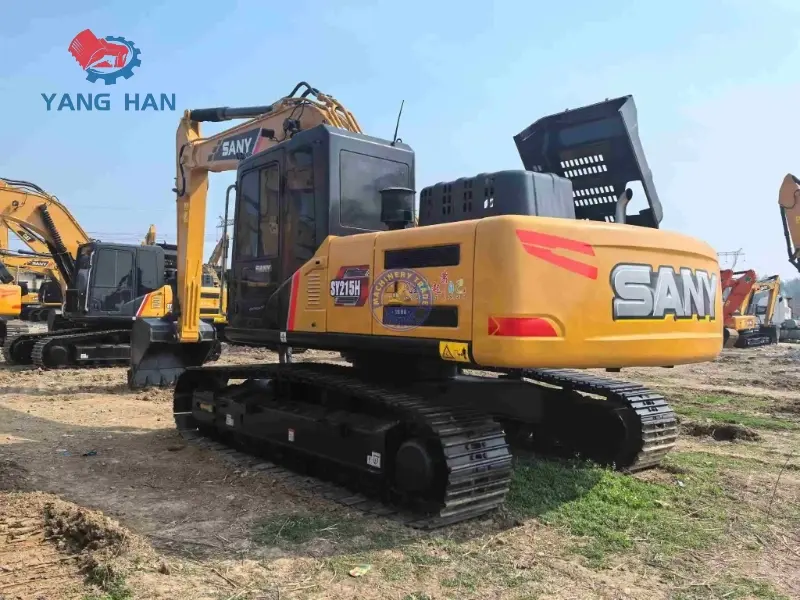 Mining Spec Good Condition Second-hand Sany SY215C Crawler Excavator Supplier Solution